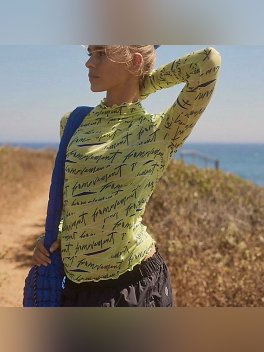 Free People High Jump Logo Long Sleeve
